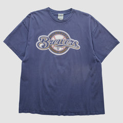 Milwaukee Brewers 2000s T-Shirt Navy Vintage