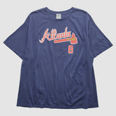 Atlanta Braves 2000s T-Shirt Navy Vintage