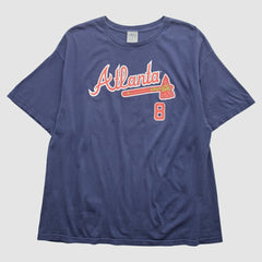 Atlanta Braves 2000s T-Shirt Navy Vintage