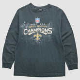 New Orleans Saints 2009 T-Shirt - Black Vintage for sale