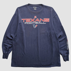Houston Texans 2010s T-Shirt - Navy Vintage on sale