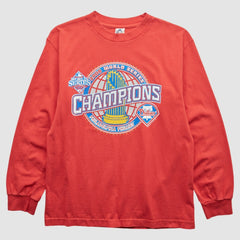Philadelphia Phillies 2008 T-Shirt Red Vintage