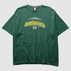 Green Bay Packers NFL 2000s T-Shirt - Green Vintage on sale