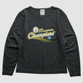 Pittsburgh Steelers NFL 2008 T-Shirt - Black Vintage for sale