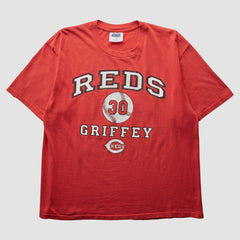 Cincinnati Reds CSA 2000s T-Shirt Red Vintage