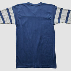 Dallas Cowboys Logo 7 80s T-Shirt - Blue Vintage for sale