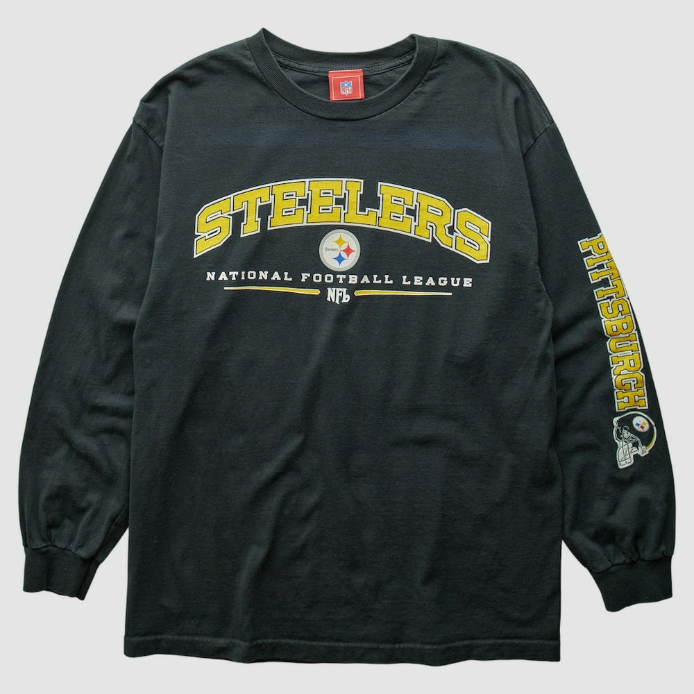 Pittsburgh Steelers NFL 2000s T-Shirt - Black Vintage discount