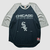Chicago White Sox Nutmeg Mills 90s T-Shirt Navy Vintage