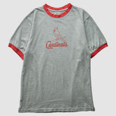St. Louis Cardinals Genuine Merchandise 2008 T-Shirt Heather Gray Vintage