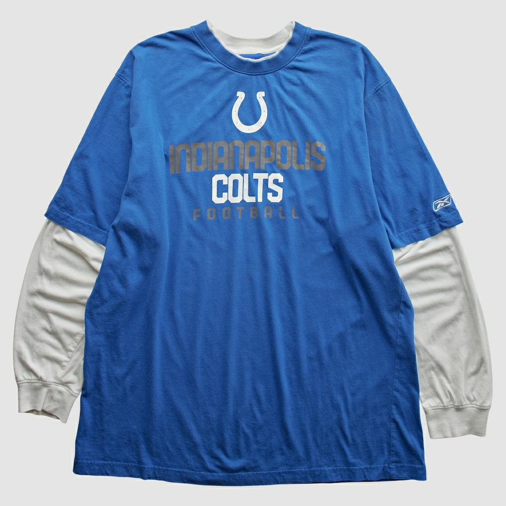 Indianapolis Colts Reebok 2000s T-Shirt - Blue Vintage outlet