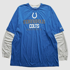 Indianapolis Colts Reebok 2000s T-Shirt - Blue Vintage outlet