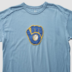 Milwaukee Brewers 2000s T-Shirt Light Blue Vintage