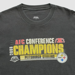 Pittsburgh Steelers 2008 T-Shirt - Black Vintage online