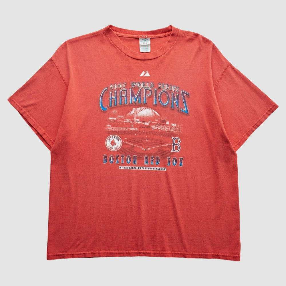 Boston Red Sox 2007 T-Shirt Red Vintage