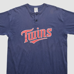 Minnesota Twins Majestic 2000s T-Shirt Navy Vintage