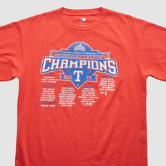 Texas Rangers 2011 T-Shirt Red Vintage