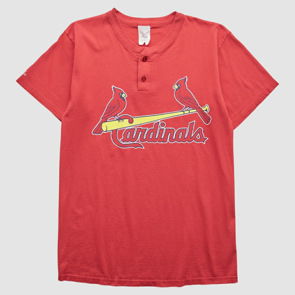 St. Louis Cardinals Majestic 2000s T-Shirt Red Vintage