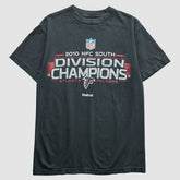 Atlanta Falcons Reebok 2010 T-Shirt - Black Vintage for sale