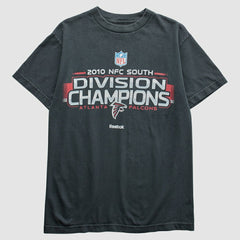 Atlanta Falcons Reebok 2010 T-Shirt - Black Vintage for sale