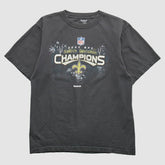 New Orleans Saints Reebok 2009 T-Shirt - Black Vintage sale
