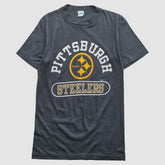 Pittsburgh Steelers Champion 80s T-Shirt - Gray Vintage on sale