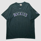 Colorado Rockies 2004 T-Shirt Blue Vintage
