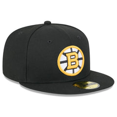Boston Bruins New Era Core 59FIFTY Fitted Hat - Black Hats