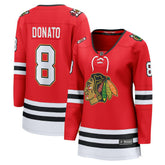 Ryan Donato Chicago Blackhawks Fanatics Women's Centennial Breakaway Player Jersey - Red Jerseys