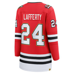 Sam Lafferty Chicago Blackhawks Fanatics Women's Centennial Breakaway Player Jersey - Red Jerseys