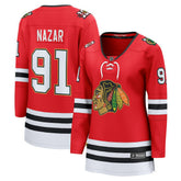 Frank Nazar Chicago Blackhawks Fanatics Women's Centennial Breakaway Player Jersey - Red Jerseys