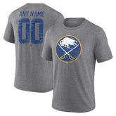 Buffalo Sabres Heritage Custom Tri-Blend T-Shirt - Gray T-shirts