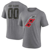 Carolina Hurricanes Heritage Custom Tri-Blend T-Shirt - Gray T-shirts
