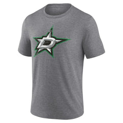 Dallas Stars Heritage Custom Tri-Blend T-Shirt - Gray T-shirts