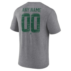 Minnesota Wild Heritage Custom Tri-Blend T-Shirt - Gray T-shirts