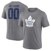 Toronto Maple Leafs Heritage Custom Tri-Blend T-Shirt - Gray T-shirts