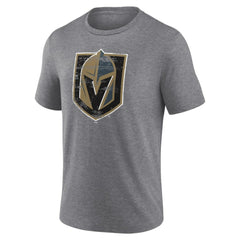 Vegas Golden Knights Heritage Custom Tri-Blend T-Shirt - Gray T-shirts