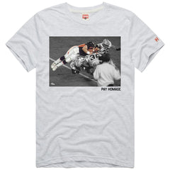 John Elway Denver Broncos Homage Unisex Pay Homage Tri-Blend T-Shirt - Ash online