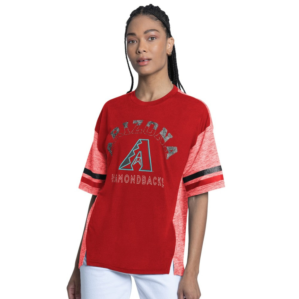 Arizona Diamondbacks G-III 4Her by Carl Banks Women's Off-Season Oversized Top Red