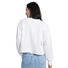 Colorado Rockies G-III 4Her by Carl Banks Women's Bleachers Cropped Pullover Sweatshirt White