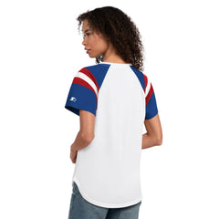 Texas Rangers Starter Women's Game On Notch Neck T-Shirt White
