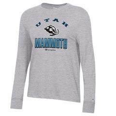Utah Mammoth Champion Women's Core Long Sleeve T-Shirt - Gray T-shirts