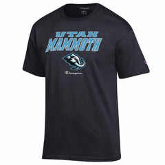 Utah Mammoth Champion Jersey T-Shirt - Black T-shirts