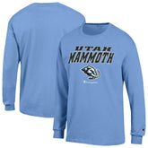 Utah Mammoth Champion Jersey Long Sleeve T-Shirt - Blue T-shirts