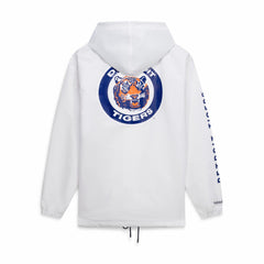 Detroit Tigers Big & Tall Full-Snap Hooded Jacket White