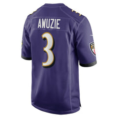 Chidobe Awuzie Baltimore Ravens Team Game Jersey - Purple outlet