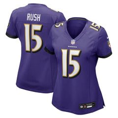 Cooper Rush Baltimore Ravens Women's Team Game Jersey - Purple on sale