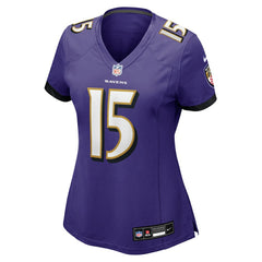 Cooper Rush Baltimore Ravens Women's Team Game Jersey - Purple on sale