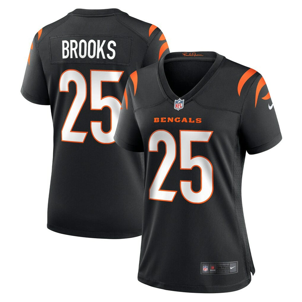 Tahj Brooks Cincinnati Bengals Women's Team Game Jersey - Black discount