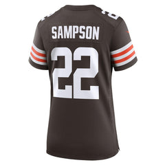 Dylan Sampson Cleveland Browns Women's Team Game Jersey - Brown online