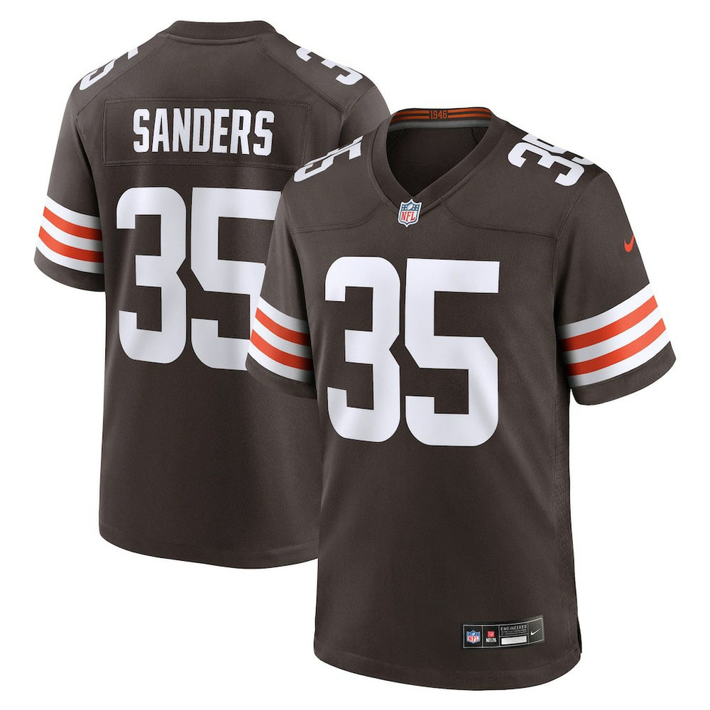 Raheim Sanders Cleveland Browns Team Game Jersey - Brown discount